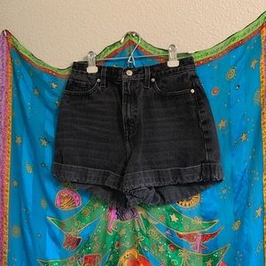 Urban black jean shorts!